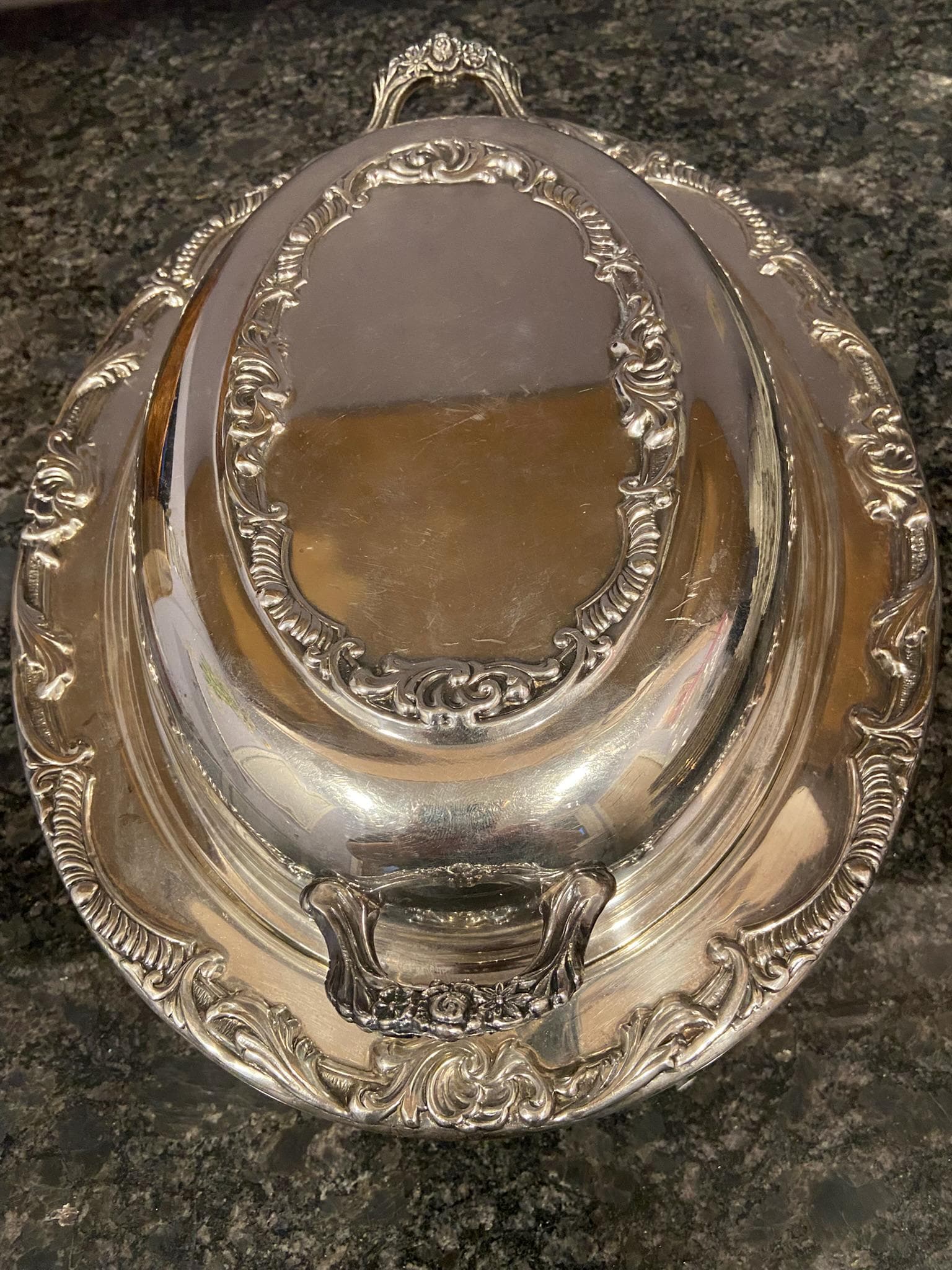 米国ヴィンテージ F.B. Rogers 銀仕上げ皿 F B Rogers Silver Co In Antique Us Silver-Plated Creamers & Sugar
