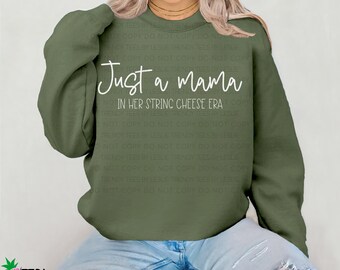 String Cheese Era Mom Shirt Design | Funny Mama PNG (Digital Download)