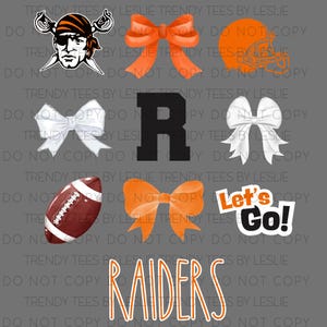 Raiders PNG | Raiders Football PNG | Football PNG| Football Collage png | Bow png | Team png | Ryle Raiders | Raiders png