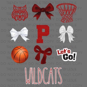 Wildcats PNG | Basketball PNG | Wildcats Basketball PNG| Collage png | Bow png | Team png | Cats Png | Basketball Collage Png | Cats