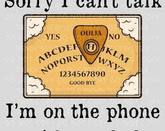 Ouija-brädet PNG: Rolig spökpappa digital nedladdning för sublimering