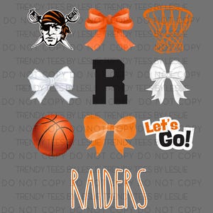Raiders PNG | Raiders Basketball PNG | Basketball PNG| Basketball Collage png | Bow png | Team png | Ryle Raiders | Raiders png