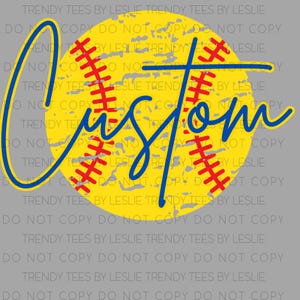 Custom Softball PNG | Softball PNG| Game Day PNG| Custom png | Custom Mascot png | Mascot png | Distressed Png | Softball | Team Custom Png