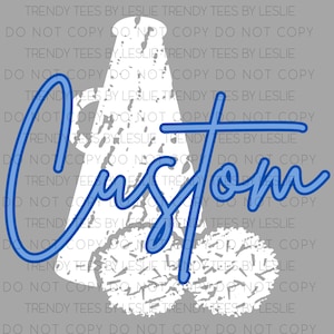 Custom Cheer PNG | Cheer PNG| Game Day PNG| Custom png | Custom Mascot png | Mascot png | Distressed Png | Pom Pom | Megaphone Custom