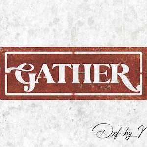 Gather - DXF SVG files for Plasma Cnc Laser Waterjet Ready to cut clipart file