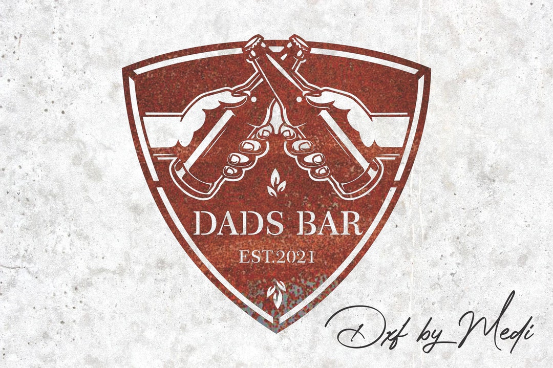 Monogram Beer Wall Sign- DXF SVG Files for Plasma Cnc Laser Waterjet ...
