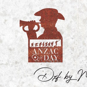 anzac soldier - DXF SVG files for Plasma Cnc Laser Waterjet Ready to cut clipart file