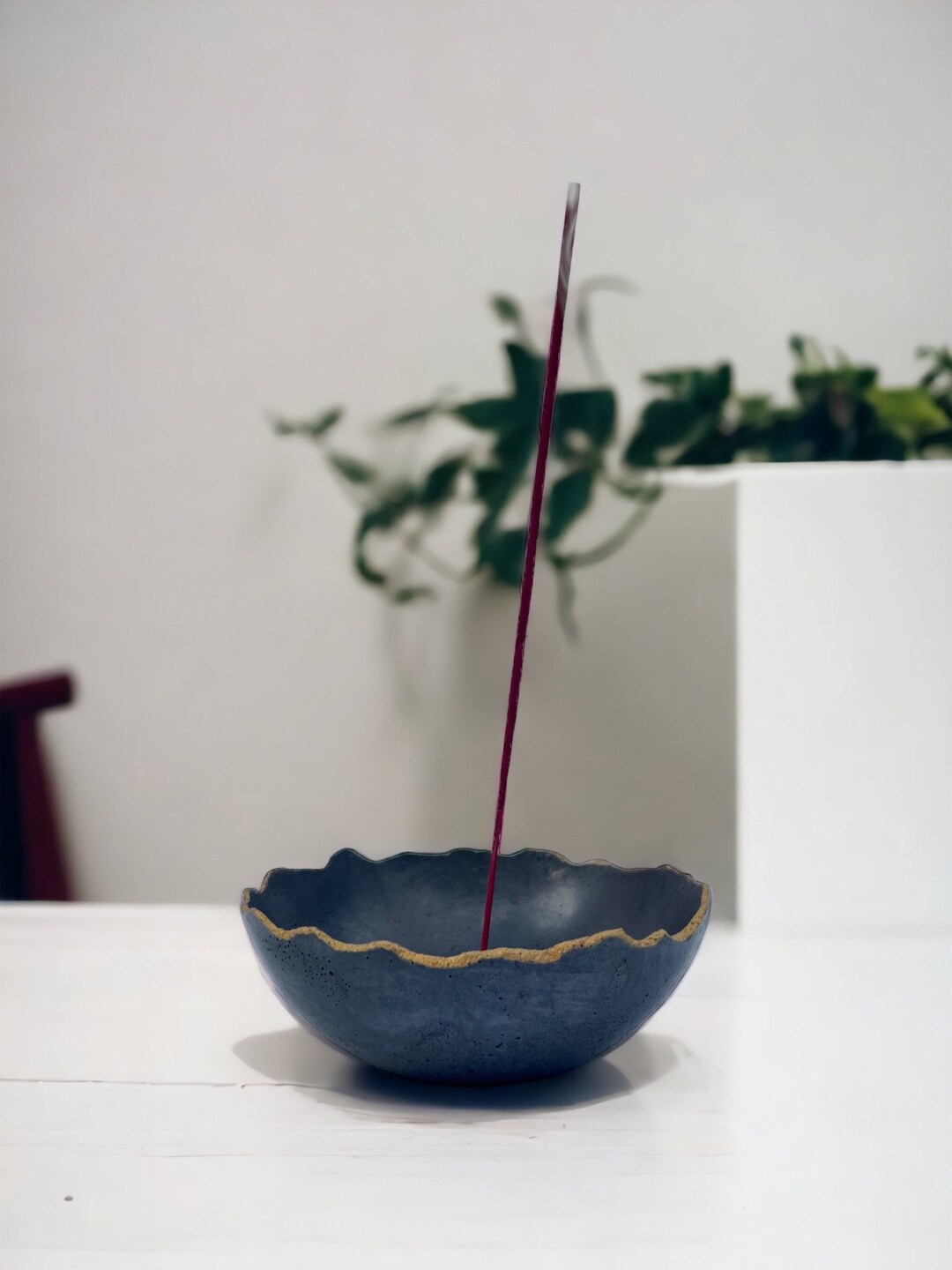 Incense Burner, Incense Holder for Sticks, Stick Holder, Concrete