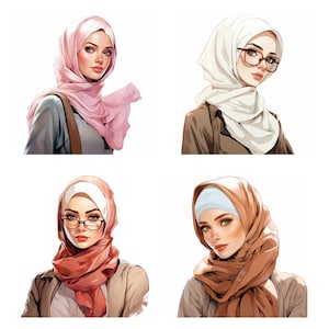 26 Hijab cartoon ideas  hijab cartoon, anime muslim, hijab drawing