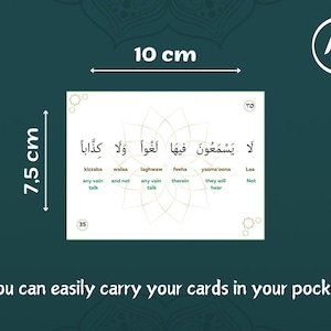 Easy Learn and Memorize Quran Surah an Naba With Memorizing Cards ...
