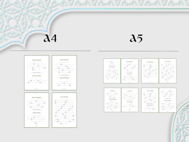 Printable Qur'an Tracing Juzz 30 All Surahs, Trace Qur'an by Writing ...