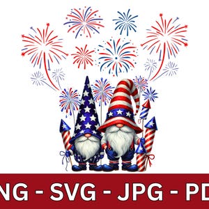Gnome patriotique PNG, gnomes du 4 juillet, gnomes du 4 juillet, svg patriotique, svg du 4 juillet, clipart gnomes du 4 juillet, conception des Etats-Unis