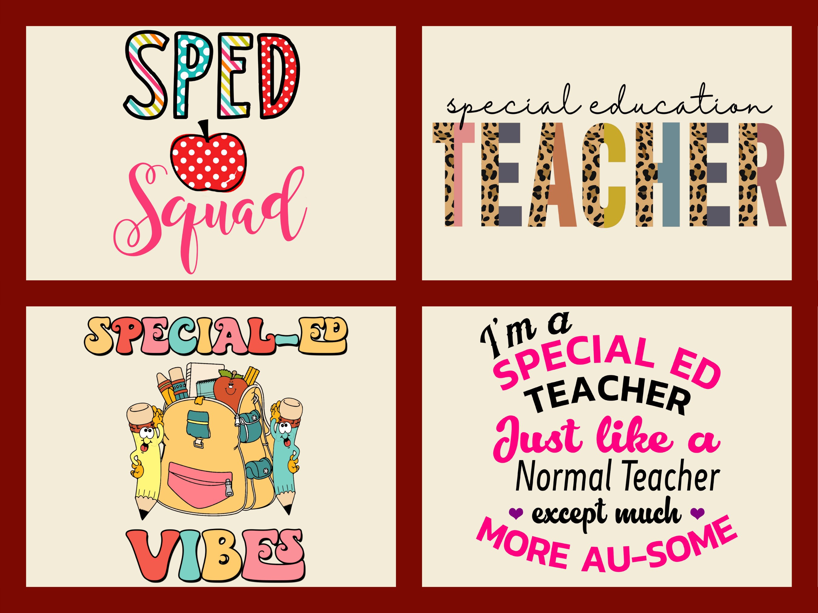 Special Education SVG, Special Education Printables, SPED Teacher Svg