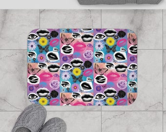 Tapis de bain fille cool désemparée