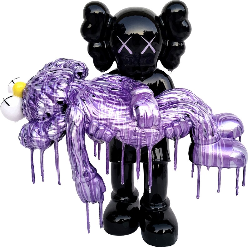 Abstract Kaws Wall Art Graffiti Kaws Set Digital Download Etsy Australia