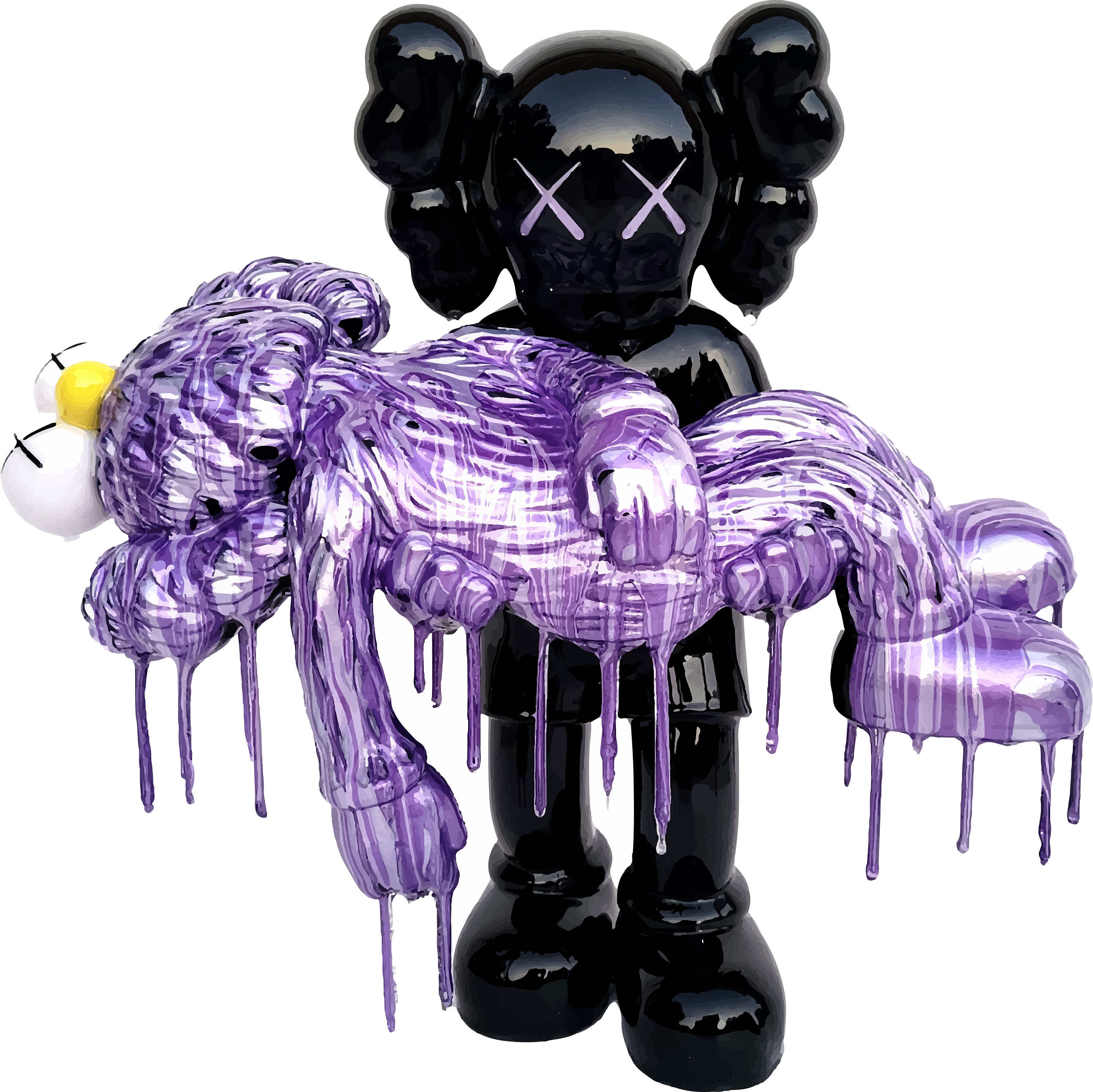 Abstract Kaws Wall Art Graffiti Kaws Set Digital Download Etsy Australia