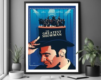 The Greatest Showman - Hugh Jackman - Zac Efron - Zendaya - 2017 - Movie Poster  - Cinema Poster - Home decor - Wall decor poster