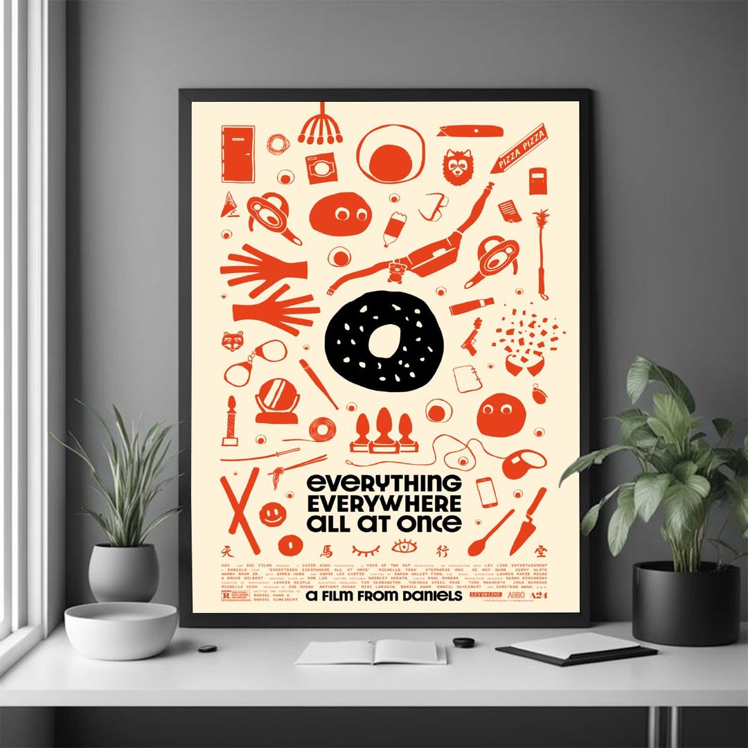 Everthing Poster Everything Everywhere All at Once Movie Poster, Wall Art, Film Poster ...