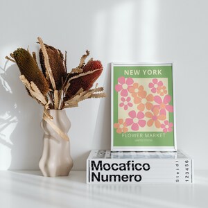 New York Flower Market Print