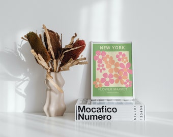 New York Flower Market Print