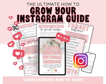 How To Grow Your Instagram Account for Small Business, Social Media Guide, Small Business Social Media Guide, How To Guide, Digital Guide