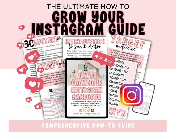 How To Grow Your Instagram Account for Small Business, Social Media Guide, Small Business Social Media Guide, How To Guide, Digital Guide