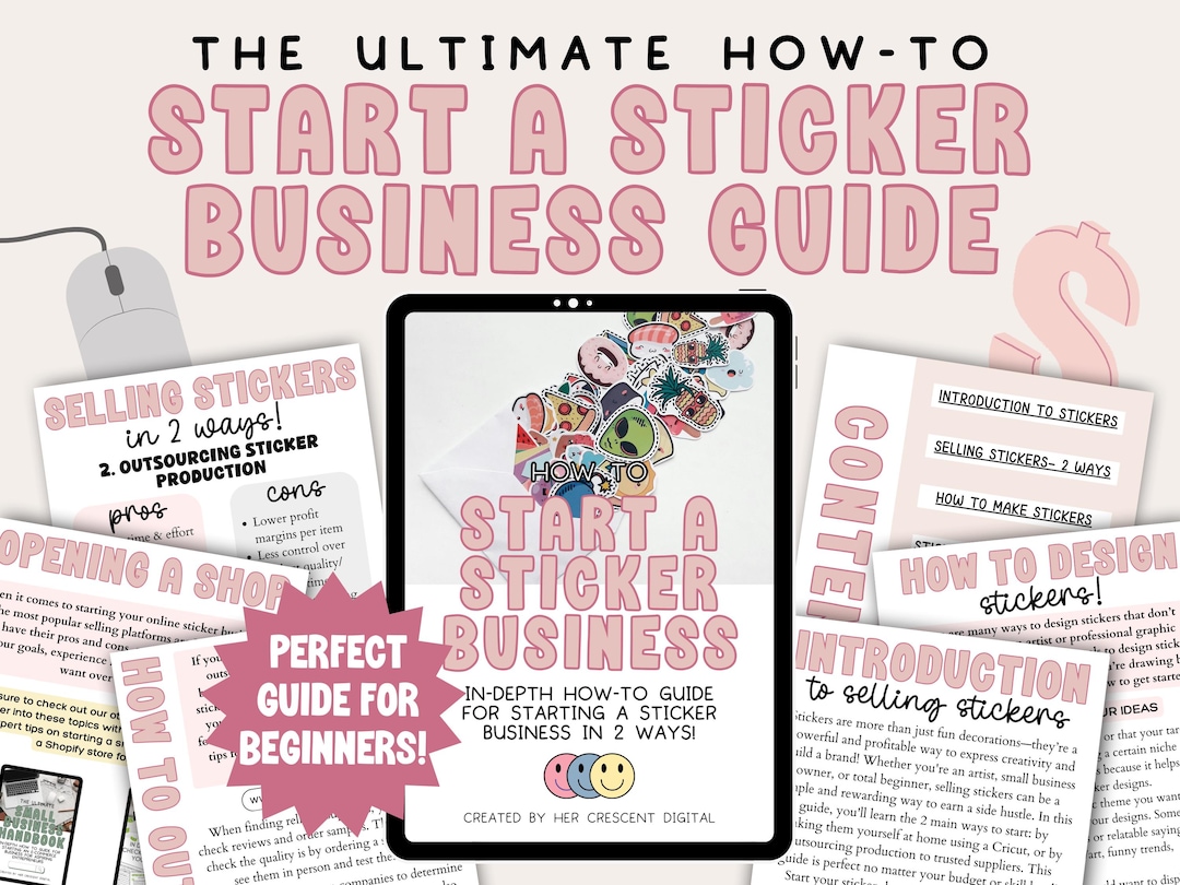 How to Start a Sticker Business, Comprehensive How to Guide for ...