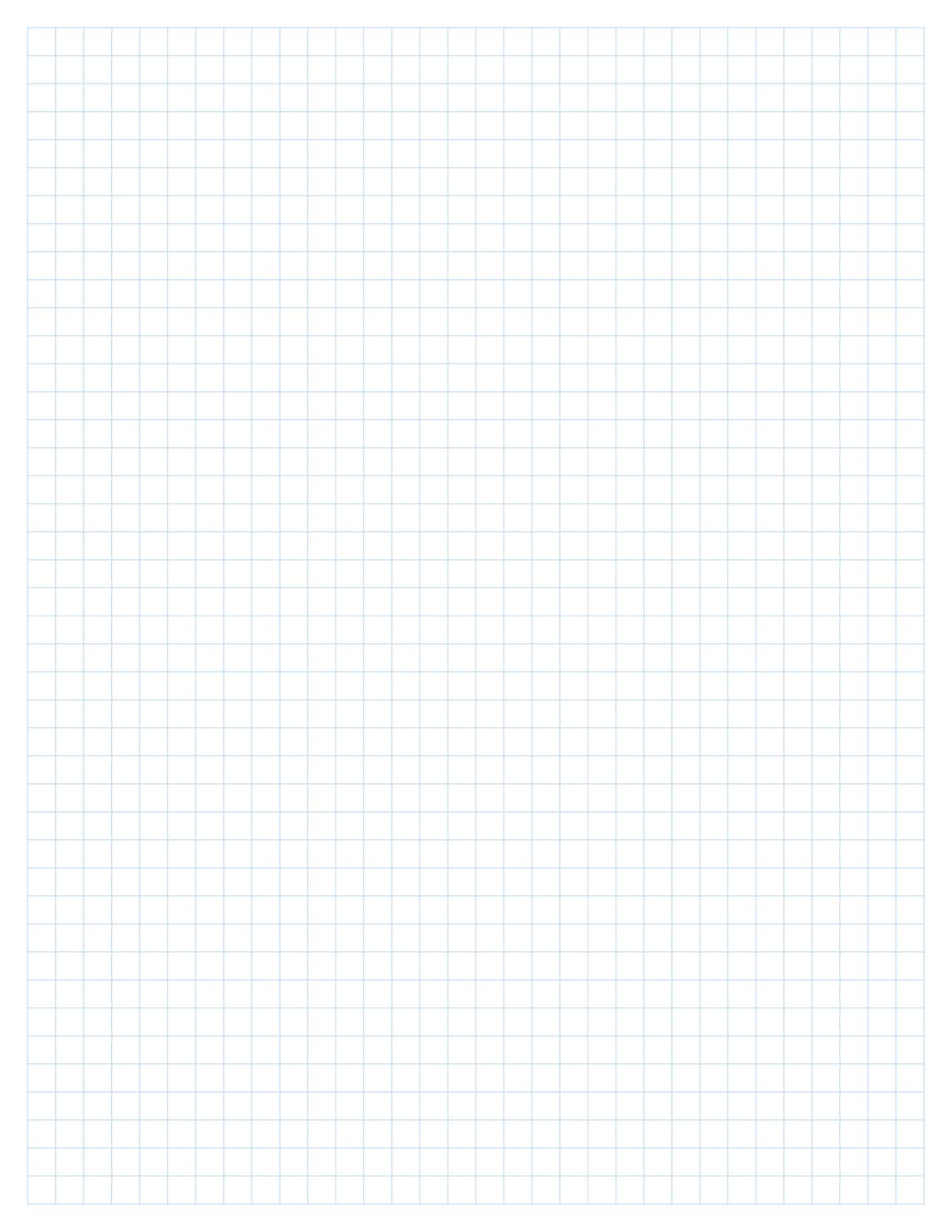 Printable Grid Graph Paper Bundle / 4 Sizes .25, .5, 1 Cm, 5mm / 6