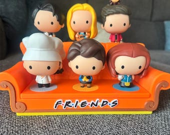 3D Printed friends sofa to hold the Macca's friends characters (characters not included)