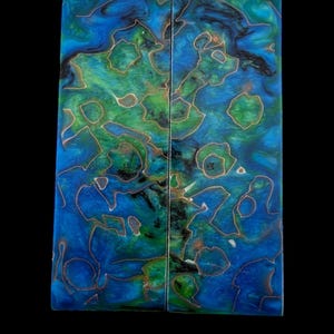 JHC CopperCore  Crater Knife Scales #4137