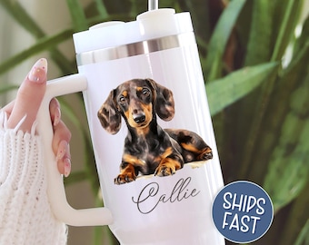 Sausage Dog Tumbler Weiner Dogs Dachshund Gift Tumbler Doxie Cup Personalized Dachshund Mugs Weenie Dog Tumbler Weiner Dog Lover Gifts Doxin