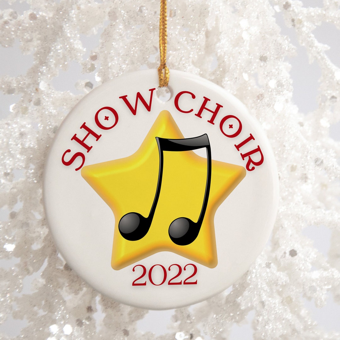 show-choir-music-notes-cute-unique-christmas-ornament-choir-etsy
