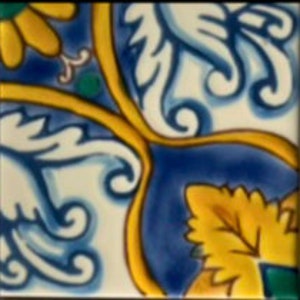 Palermo, Handmålad kakel, Medelhavskakel, Tunisiskt kakel, Keramiska plattor, Kökskakel, Badrumskakel, Unik kakel