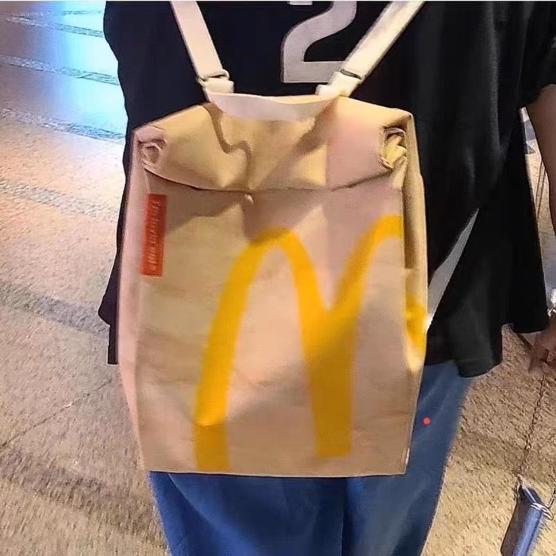 Mcdonalds Backpackbackpackfunny Backpack Bagpack for Etsy