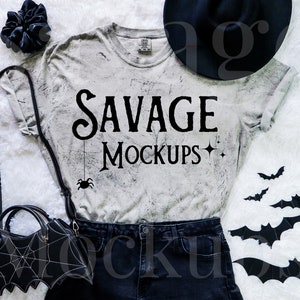 Smoke Color Blast 1745 Mockup | Halloween Shirt Mockup | Gray Shirt Mockup | Halloween Mockup | Fall Mockup | Gothic Mockup