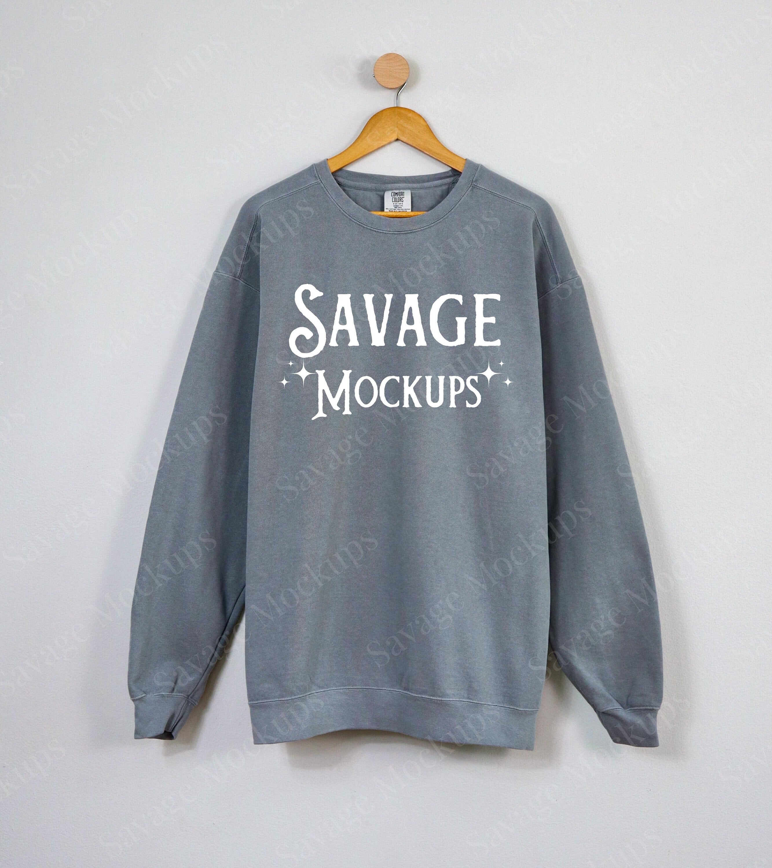 Grey Comfort Colors Sweatshirt Mockup Hanging Mockup Grey Sweatshirt  Mockup 1566 Mockup Sweatshirt Mockup