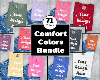 Comfort Colors Mockup Bundle | Mockup Bundle | Tshirt Mockup | Folded Shirt Mockup | Flat Lay Mockup | 1717 Mockup