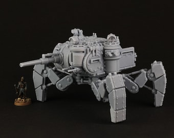Combat Walker DnD Scifi Vehicles Dungeons and Dragons 40K Walker Droid Mech Walker Robot Tabletop Space Miniatures 4K Mini 28mm/32mm