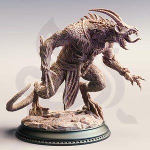 Eldritch Capra Abomination Dungeons and Dragons Monster Miniature RPG Tabletop Miniature DnD Painting Pathfinder 5e DnD The Absolver - DmS