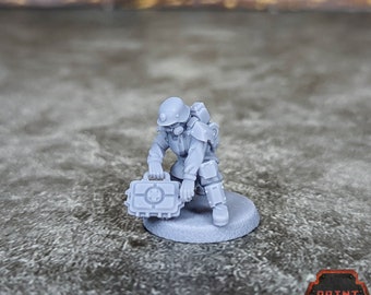 Médico, miniatura DnD, Dungeons and Dragons, D&D, Pathfinder, Wargaming, mesa, 28 mm, 32 mm, Kaledon Fortis de Print Minis