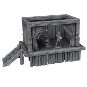 The Stage, Theater Dnd Miniature Terrain, Dungeons and Dragons, Wargaming, Tabletop