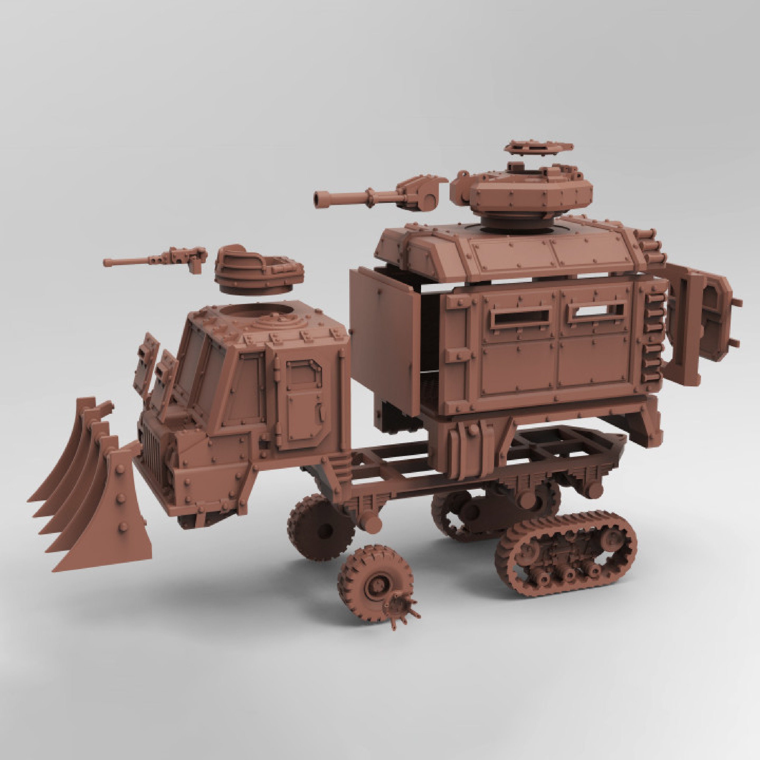 Combat Truck Scifi Miniatures Dnd Dungeons and Dragons 28mm/32mm ...