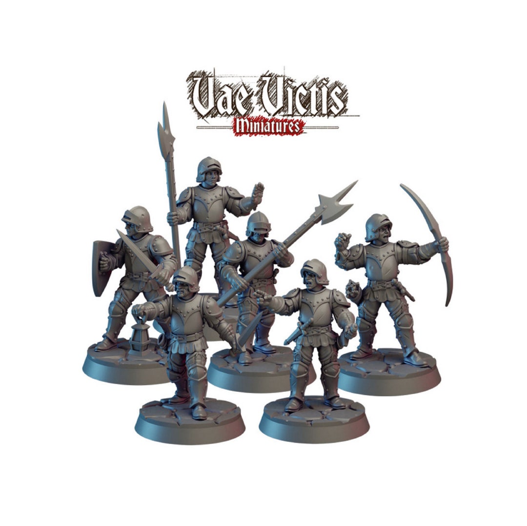 Guards Miniature, Dnd, Dungeons and Dragons, D&amp;D, Fantasy, Scatter Scenery, Warhammer or ...