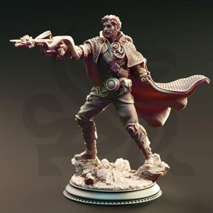 Human Artificer Gunslinger Dungeons and Dragons Fantasy Steampunk Warrior Mini TTRPG Miniature  Painting Pathfinder 5e DnD Darian - DmS