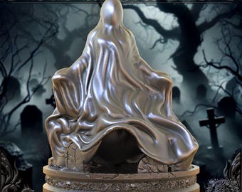 Haunted Graveyard Dice Tower – Spooky Dice Roller for DnD, Pathfinder & Horror RPGs – 3D Printed Gothic Tabletop Prop, FatesEnd