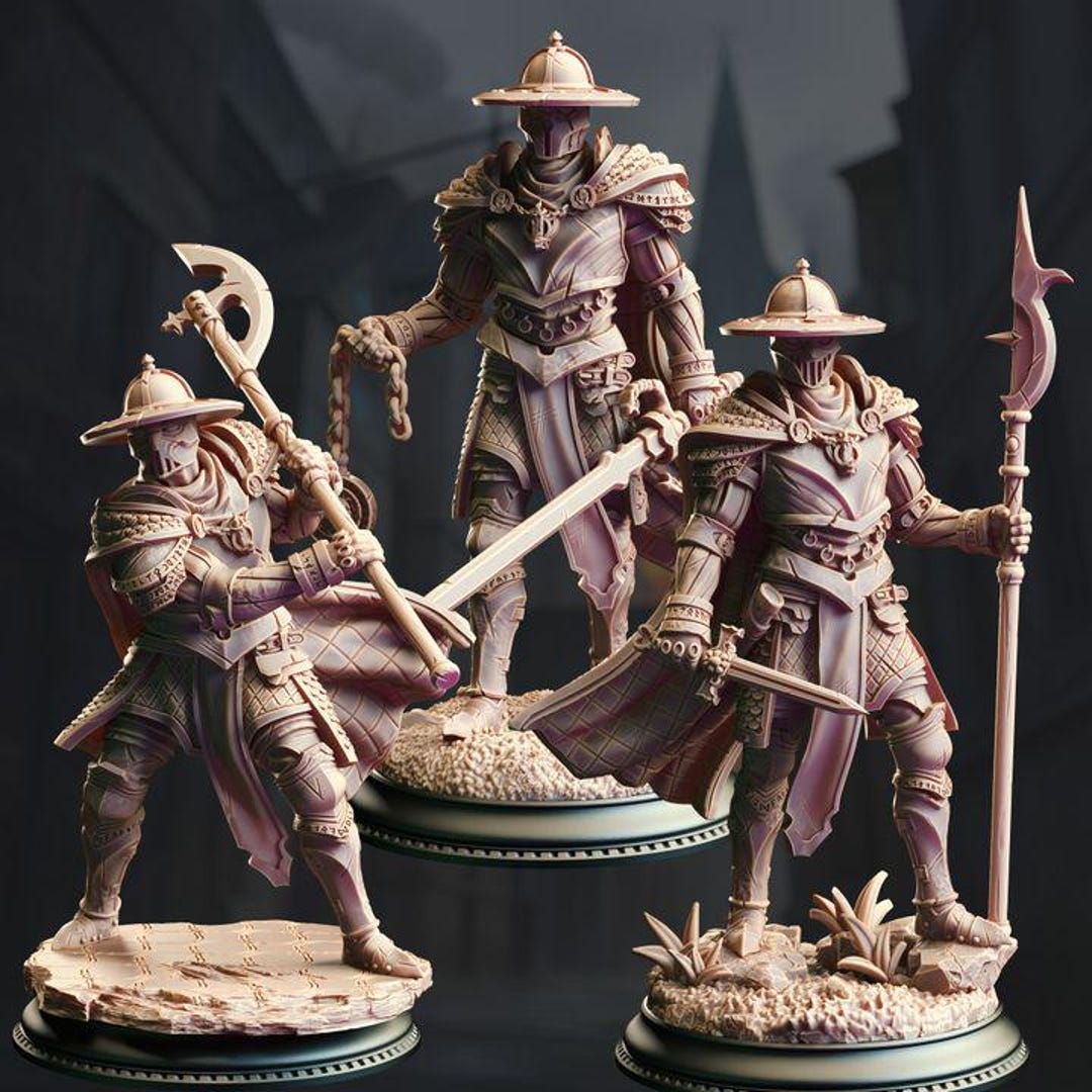 Pack De 6 Figurines Geek Art Cult – 28-32 Mm Non Peintes – Pour Donjons & Dragons Et Pathfinder