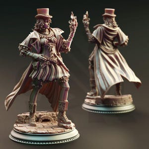 Human Female Arcane Trickster Dungeons and Dragons Arcane NPC RPG Tabletop Miniature DnD Painting Pathfinder 5e DnD Umbra of Nortos - DmS