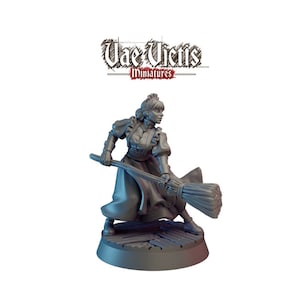 Maid DnD Miniature, Dungeons and Dragons, DnD, D&D, Scatter, Wargaming Mini, Unpainted, Tavern Maid Scatter, 28mm 32mm, Vae Victis