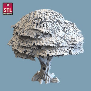 Tree Miniature DnD Dungeons and Dragons 28mm/32mm TTRPG Wargame Tree Scatter Terrain Fantasy RPGs Tree figurine Diorama Tree Miniatures