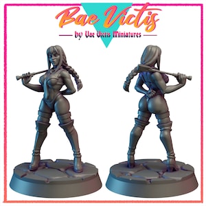 Bae Victis Devil Hunter Miniature, DnD, Dungeons and Dragons, Pathfinder, Tabletop RPG Miniatures, Campaign, Gift for DM, Dungeons